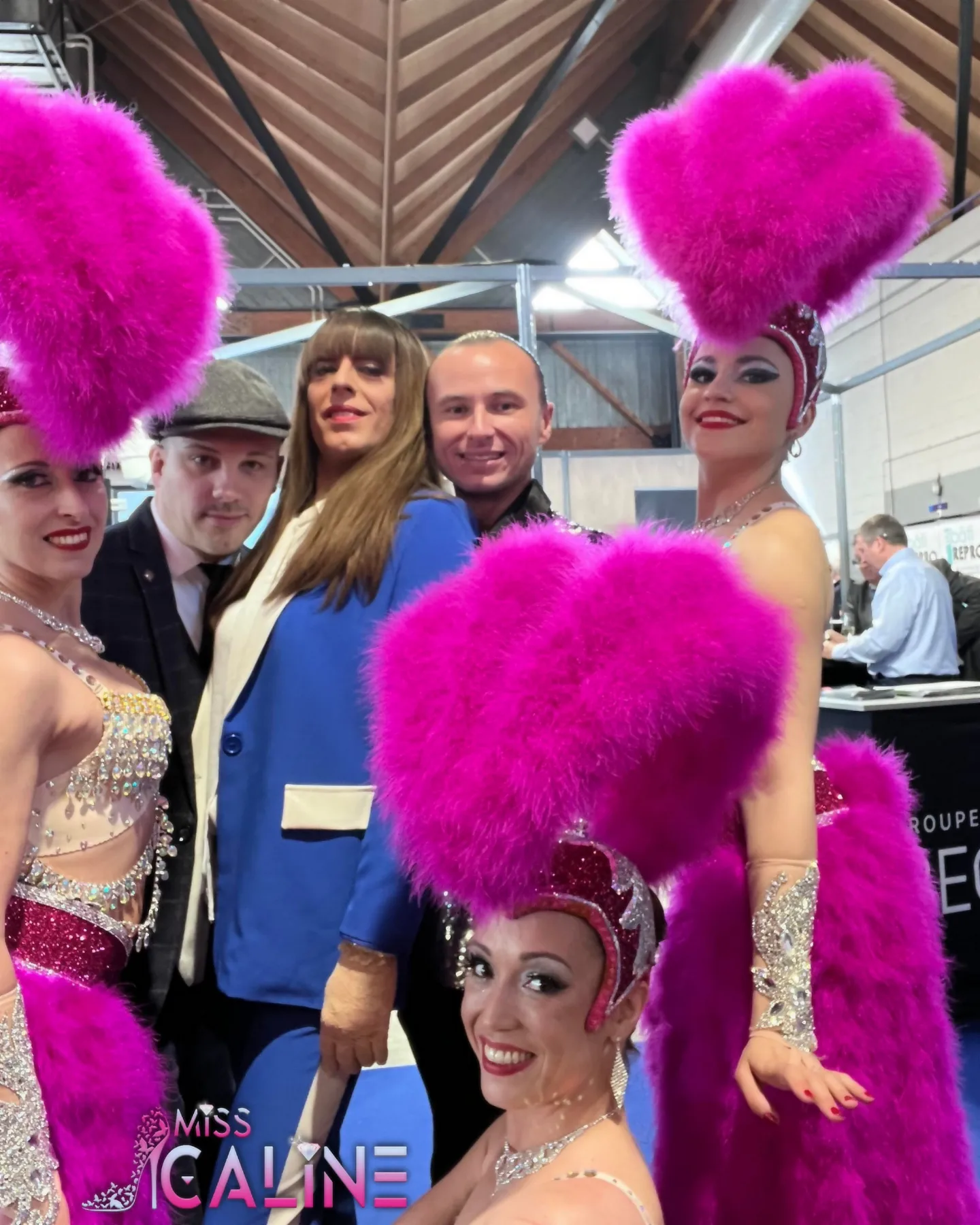 Tony Parkan, la compagnie des petites folies et Miss Caline au Business expo 2023 Amiens
