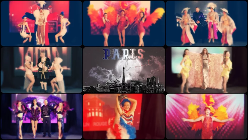 Collage - Paris la nuit