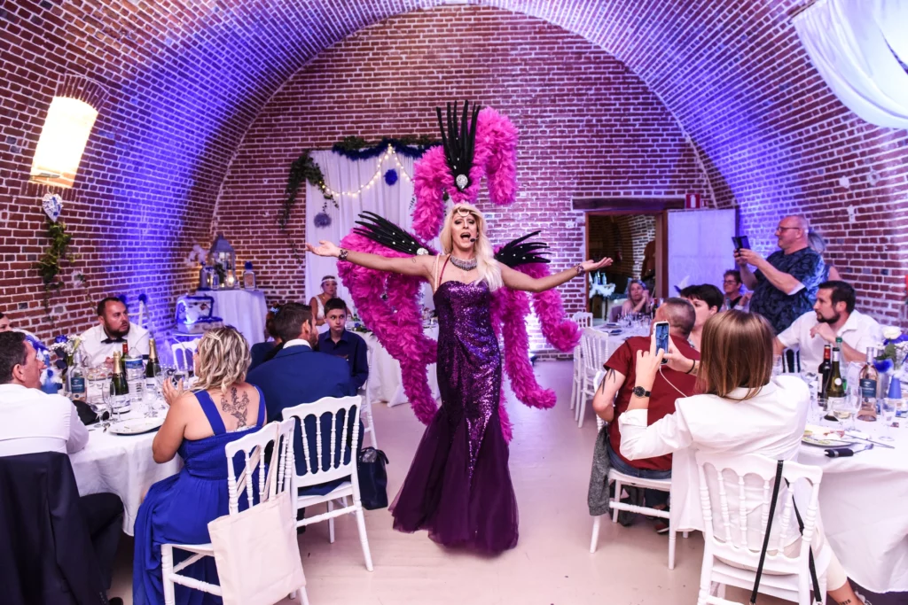 Cabaret transformiste pour votre mariage en Picardie
