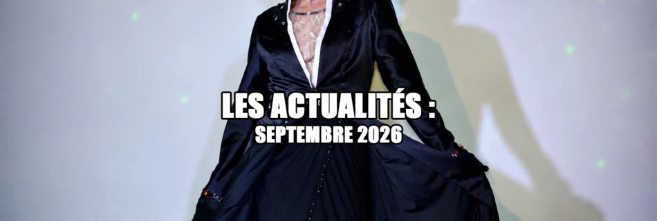 Les actualités Septembre 2026