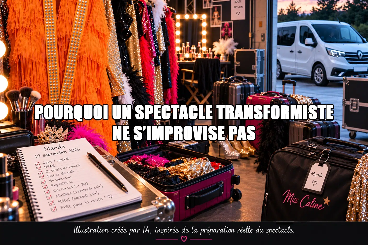 Pourquoi un spectacle transformiste ne s’improvise pas